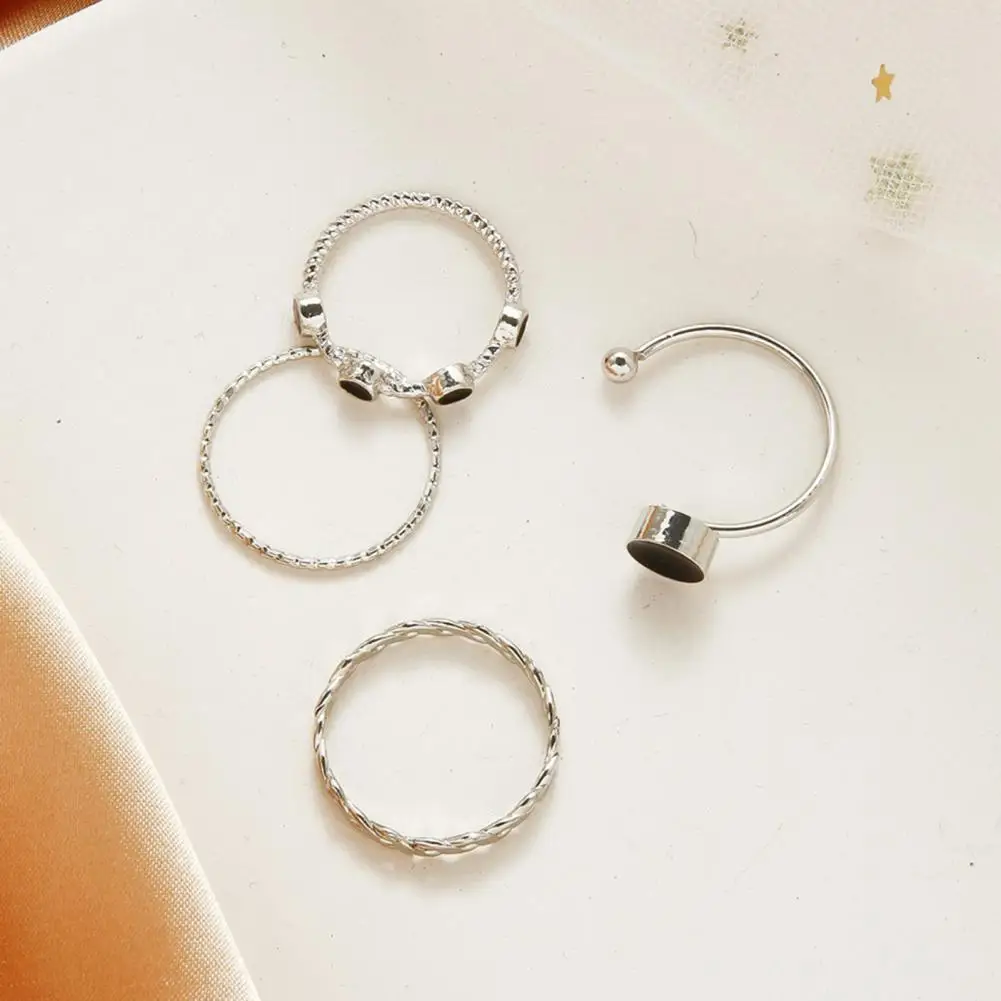 4 шт./набор набор колец для пальцев