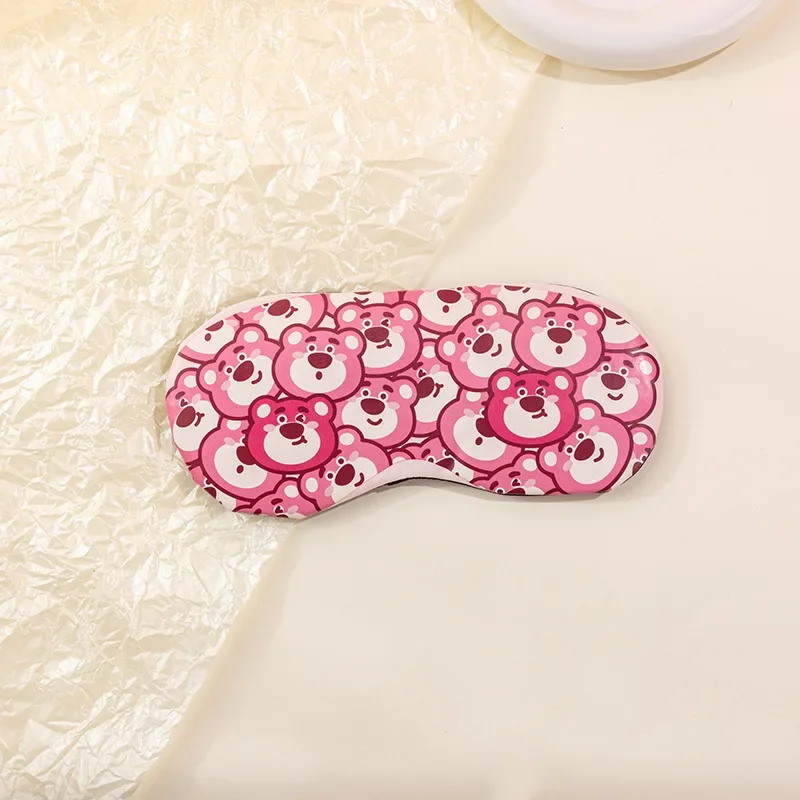 Переносная маска для сна Lotso мультяшная Милая шелковая глаз дорожная мягкая