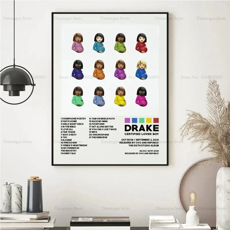 

Альбом для фотографий с принтом Дрейка, сертифицированный влюбленным мальчиком