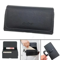 leather wallet card slot phone pouch for infinix s5 pro s4 belt clip waist bag for infinix s5 lite s4 s3x universal phone case