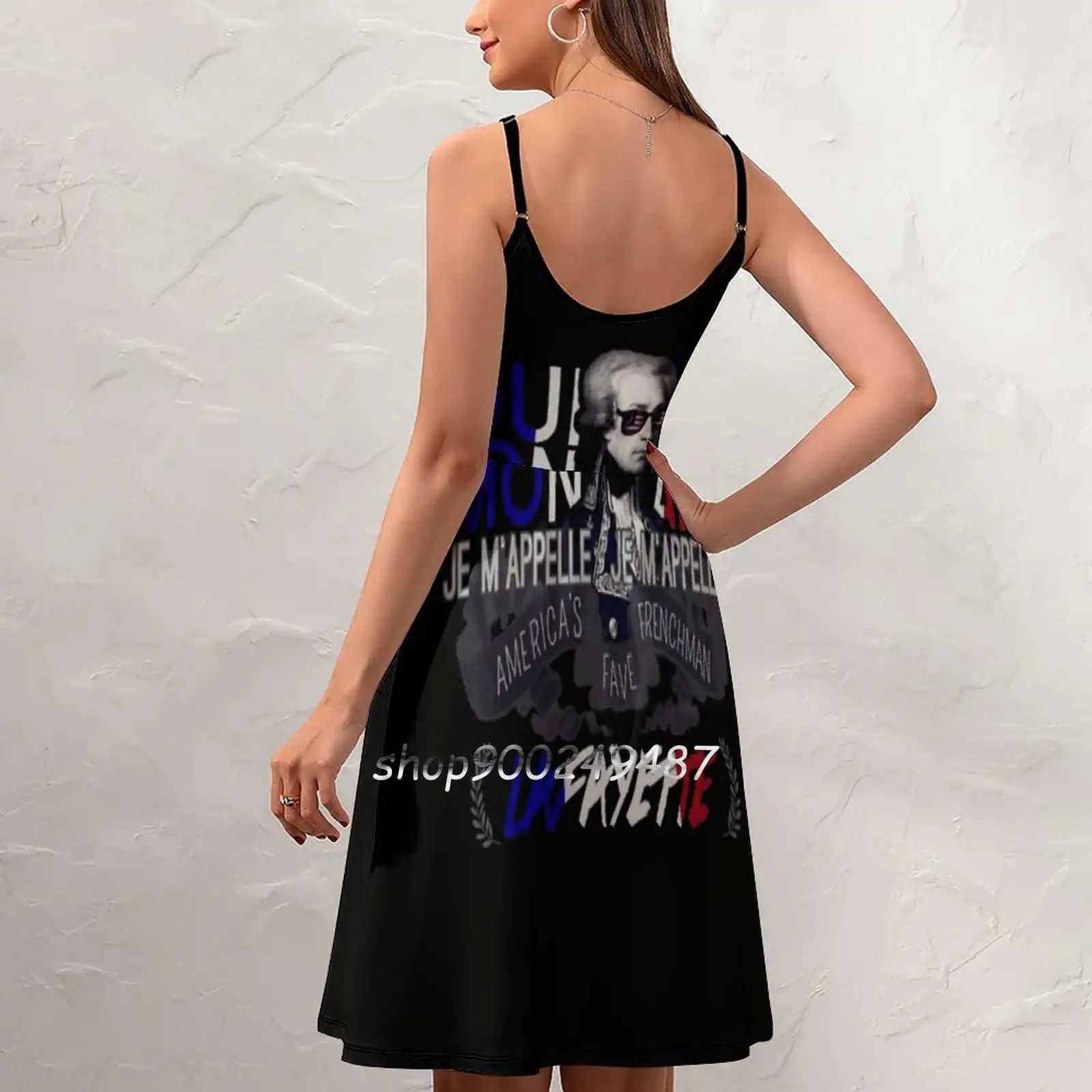Lafayette : America'S Fave. Sling Dress Summer Sexy A Line Fashion Female The Musical Marquis De