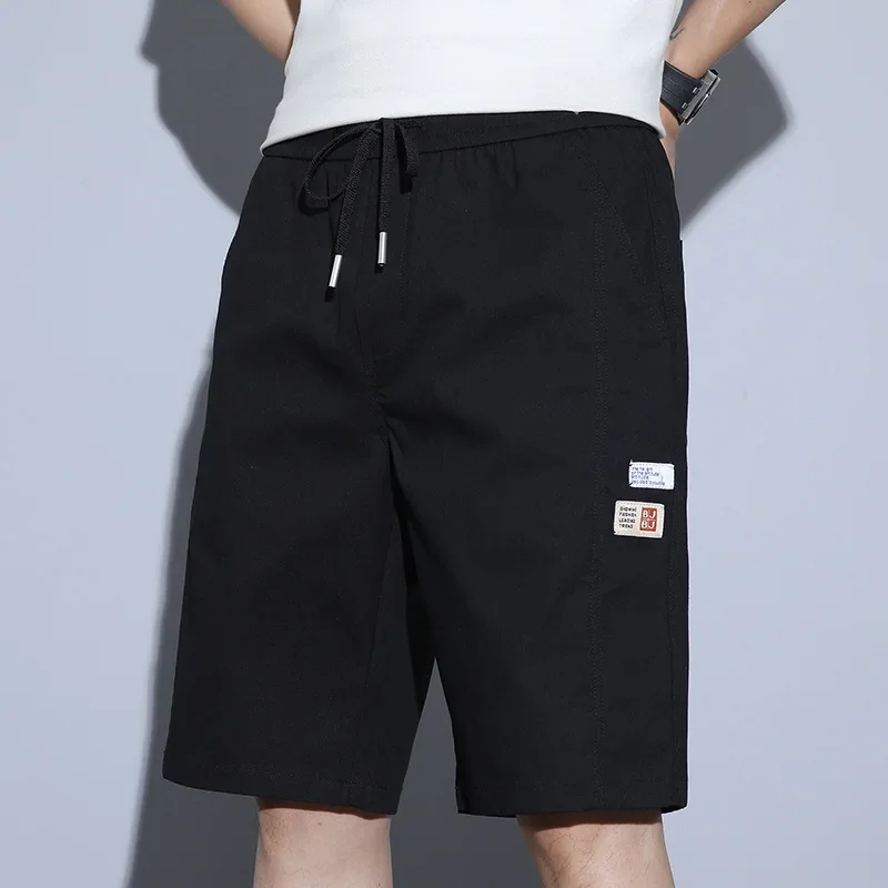 Повседневные мужские шорты лето 2022 модные прохладные шелковые спортивные штаны