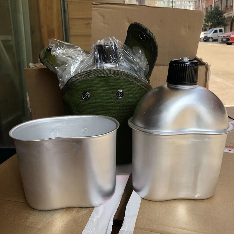 Набор посуды для уличной столовой чашка 0 9 л портативная бутылка воды с ручкой