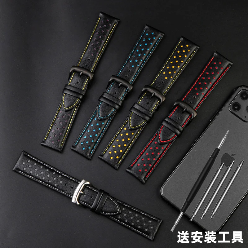 Ремешок из натуральной кожи для Tissot Speed series NBA 22 мм