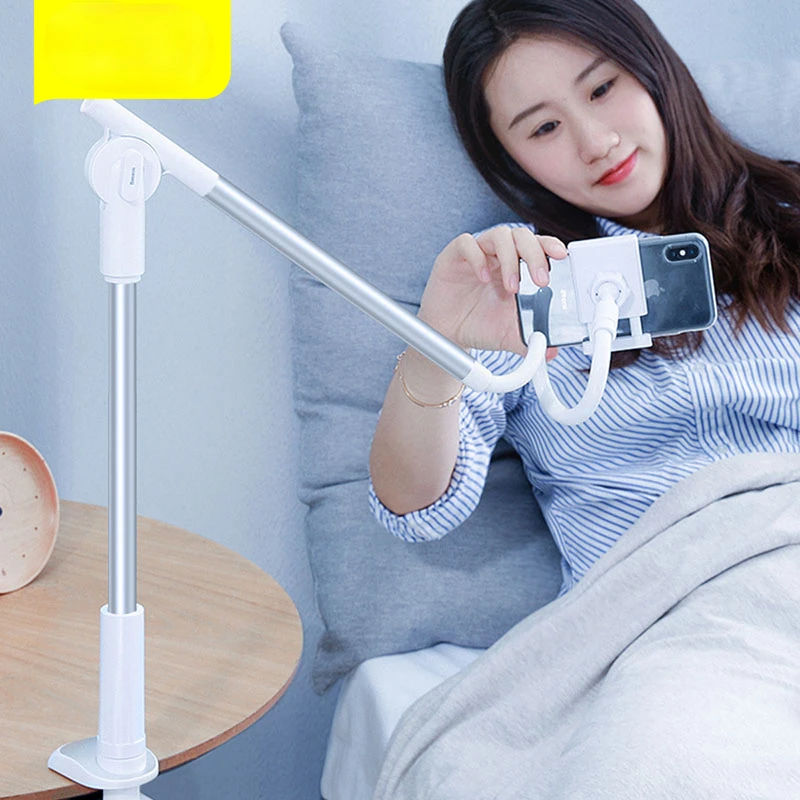 360 Rotating Flexible Long Arm Lazy Phone Holder For iPhone Adjustable Desktop Bed Tablet Clip Mobile Phone Holder