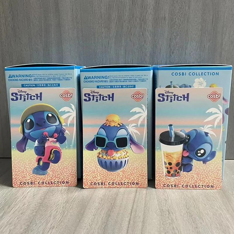 Стич Cosbi Коллекционная версия глухая коробка молочный чай загадочная фигурка