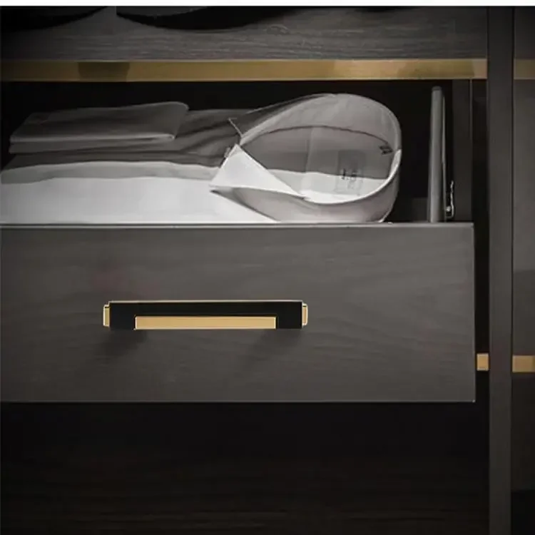 Модные золотые кухонные ручки для шкафа выдвижного ящика комода металлическая