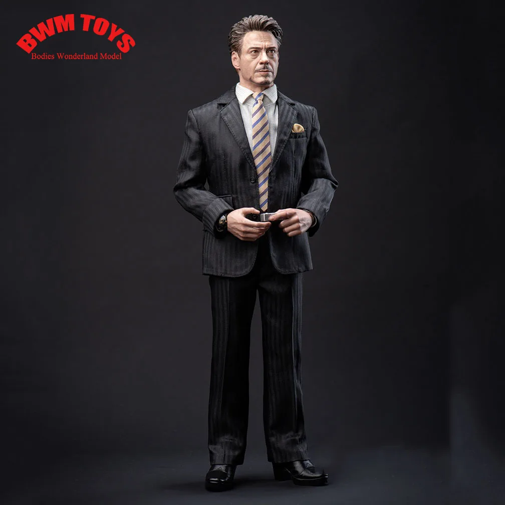 

Mars Toys MAT006 1/6 Scale Collectible Mr. Tony Court Ver. Figure Model 12'' Robert Downey Jr. Soldier Action Figure Doll Full