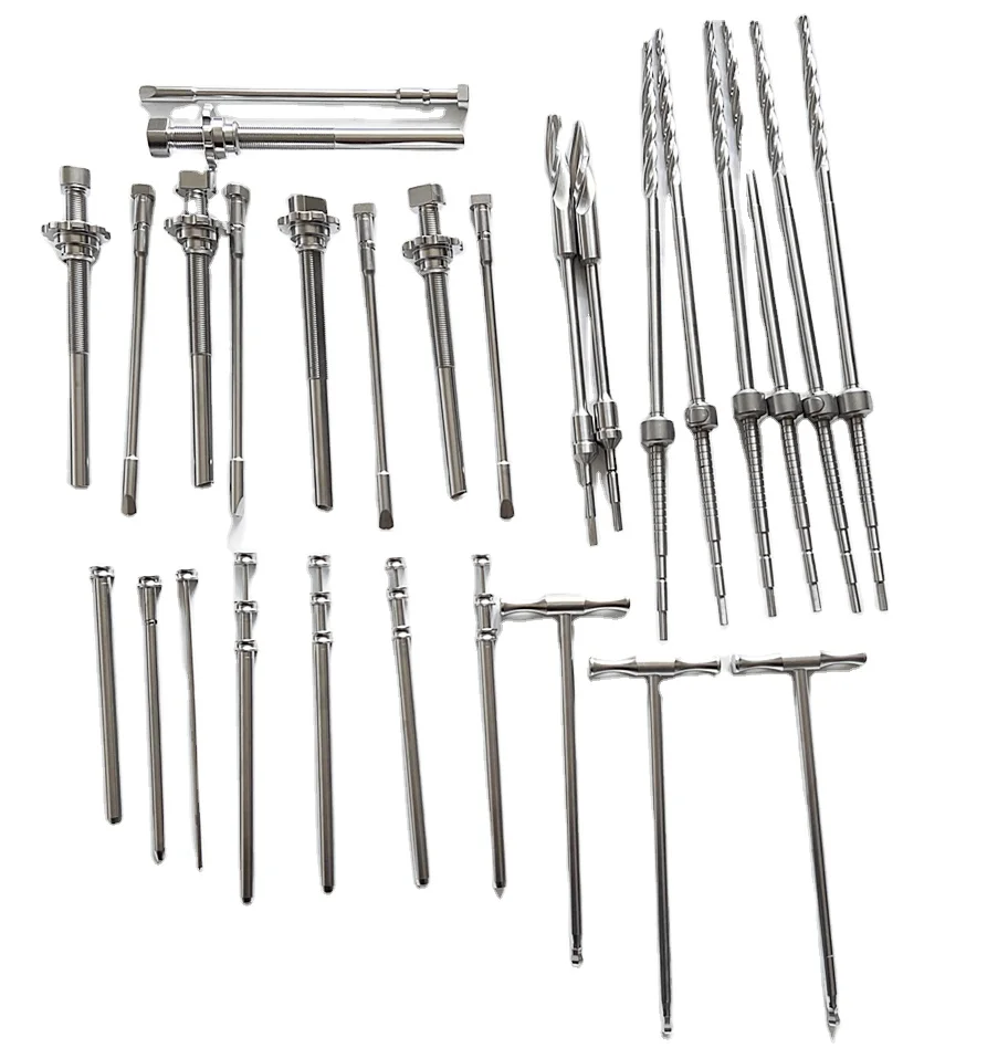 

China Manufacture Medical Tibial Interlocking Nails Orthopedic Surgical Tibia Interlocking Intramedually Nail instrument set