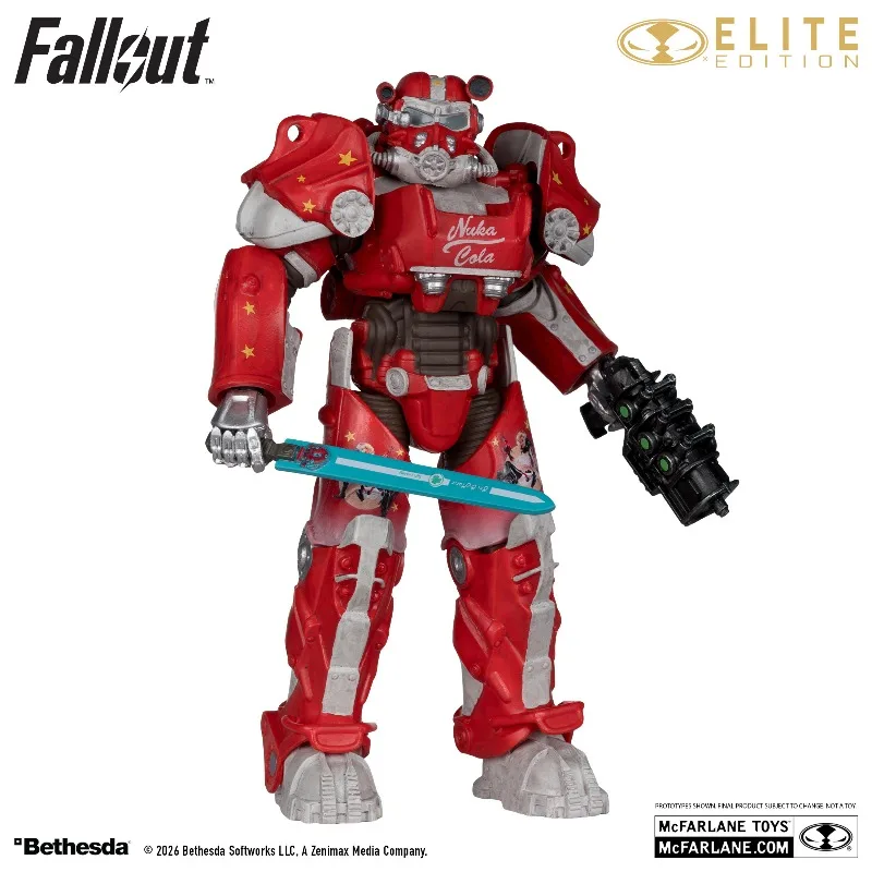 Фото В наличии: Оригинальная коллекционная фигурка Fallout Elite Edition T60 Nuka-Cola 1/10, подарок для коллекционеров №4