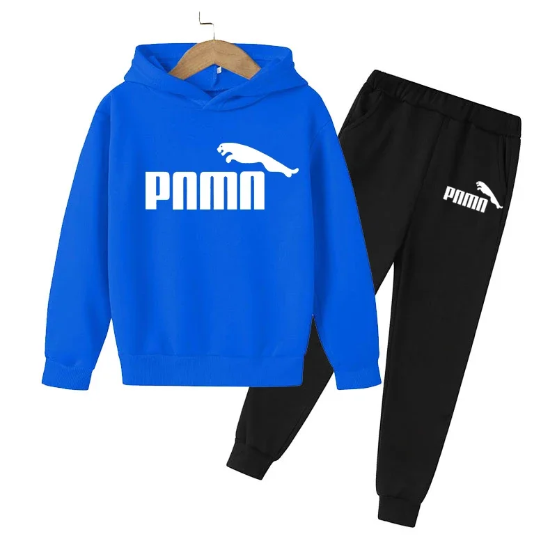 Спортивный костюм для мальчиков и девочек 3-14 лет кофта с капюшоном штаны детский