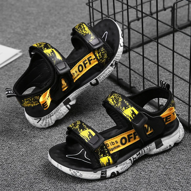2023 Summer Kids Sandals Fashion Children Sandalias Soft Bottom Childrens Shoes Non-slip Beach Boys Sandals for Child