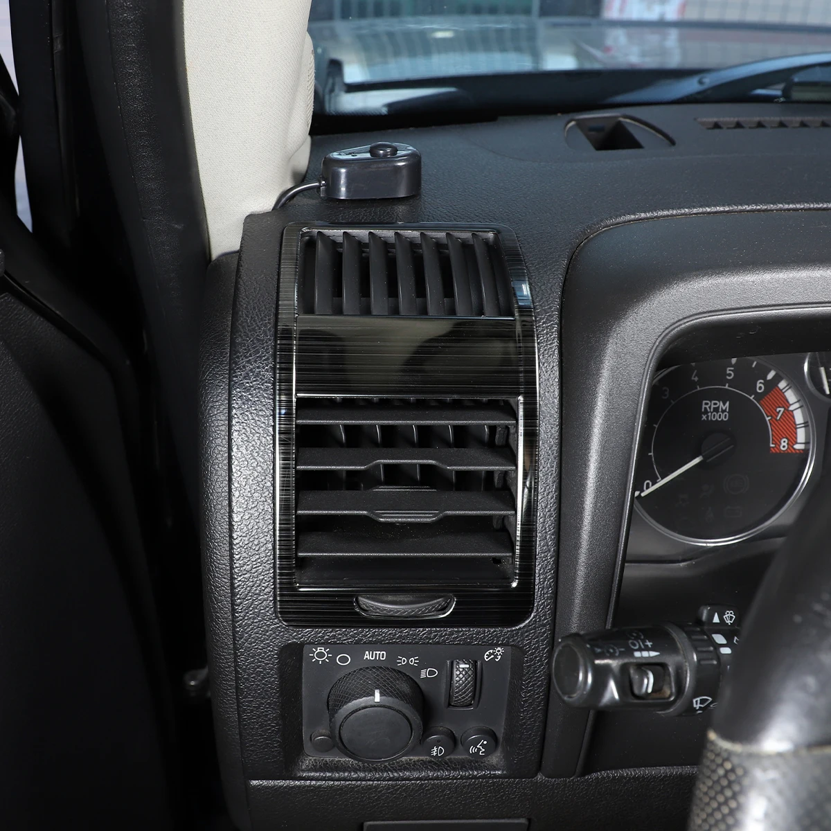Для Hummer H3 05-09 нержавеющая сталь углеродное волокно автомобильный Кондиционер