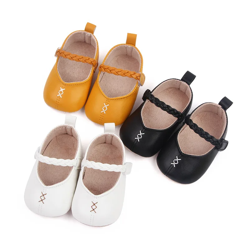 

Newborn Baby Girl Princess Non-Slip Shoes First Walkers