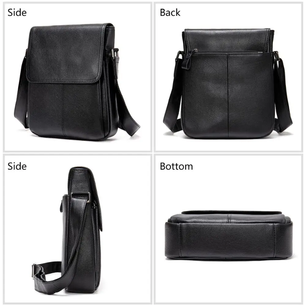 

WESTAL Men's Genuine Leather Shoulder Bag For Men Casual Crossbody Man Handbag Messenger Bag Male Side Bags Guarantee Men's