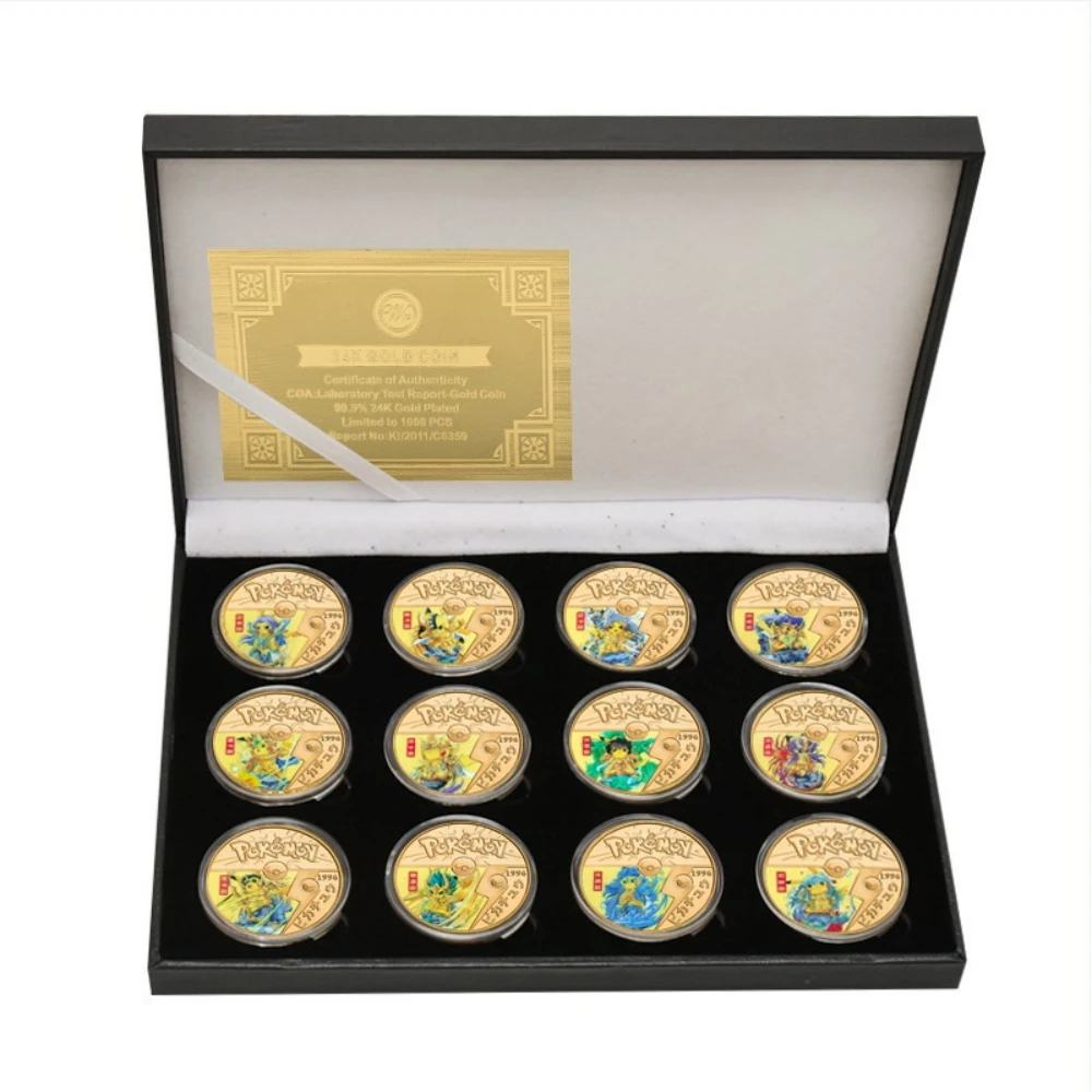 

single/5 pieces/10pieces/12 pieces of Commemorative coin collectibles exquisite box animation coin gift box no coin gift box