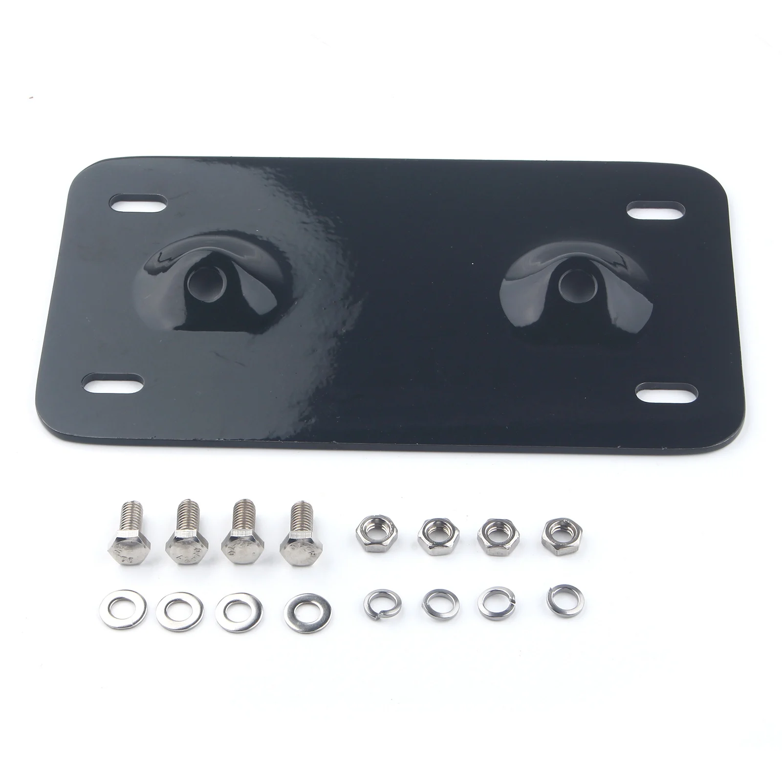 Кронштейн номерного знака для мотоцикла с 4 отверстиями и болтами комплект