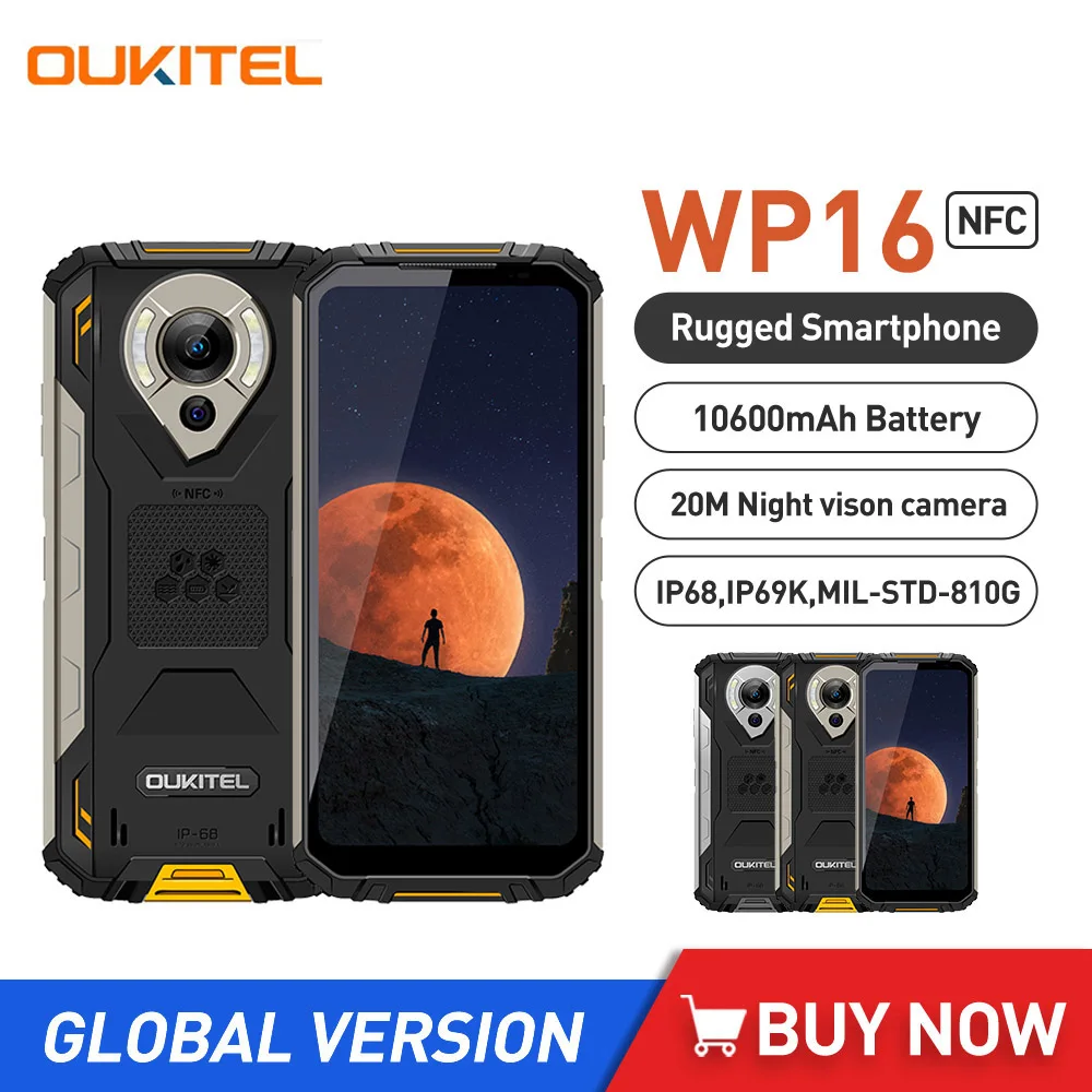 Oukitel WP16 Rugged Smartphones 10600mAh 6.4
