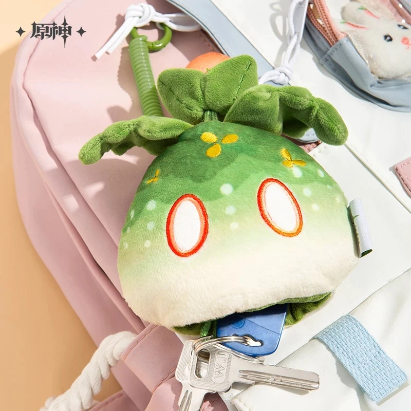 

Game Genshin Impact Cosplay Cute Dolls Anime Grass Slime Plush Key Case Soft Pendant Kids Toys Halloween Gifts Xmas Coin Purse