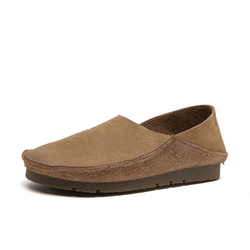 ALA Rising | Винтажная обувь из натуральной кожи для женщин 2024 новый стиль простая