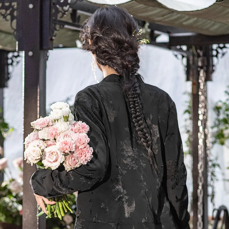 Женский блейзер с длинным рукавом V-образным вырезом