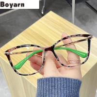 boyarn new tr90 fashion anti blu ray glasses gafas de sol transparent eyebrow flat lens eyewear fashion glasses frame can be equ