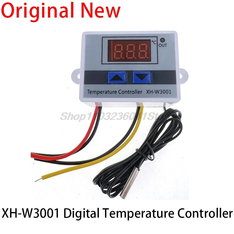 1 шт. 12 В/24 В/110 В/220 В W3001 цифровой светодиодный регулятор температуры 10 А термостат