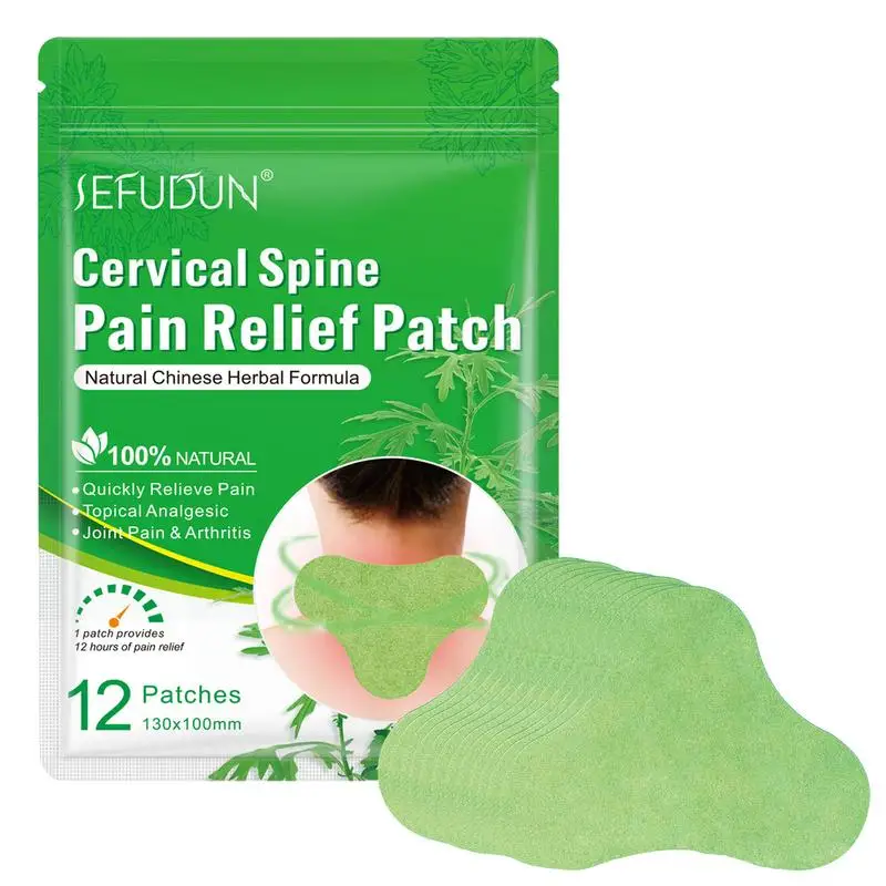 

12 шт., пластырь для шеи, с экстрактом полыни