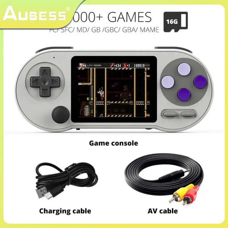 

Game Console Mini Hd Video Player With Rocker Portable Mp3 Player For Home Double-rocker Handheld Type-c Charging Game Player