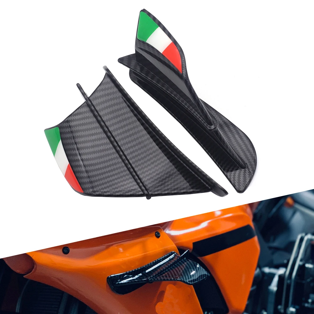 

Motorcycle Winglet Aerodynamic Wing Kit Spoiler For Honda CRF1000L African Twin VTR1000 RVT1000 XL1000 Varadero Moto Accessories