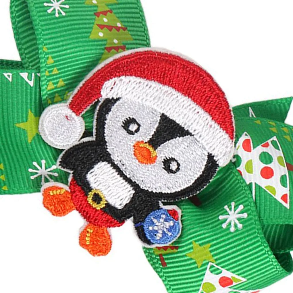 

Рождественская заколка-бант для девочек, головной убор, заколка для волос, аксессуары для фотосъемки детей и взрослых