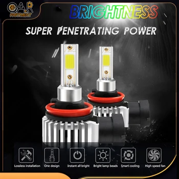 Durable Cob Bulb Led Headlight Waterproof Universal H11 H8 H9 Headlight Car Accessories Superbright Led Headlight Bulb 1