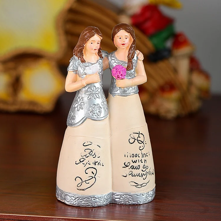 Friend Angel Figurine Christmas Good Desktop Ornaments Hand-Painted Figure Tabletop Home Decoration Gift | Дом и сад