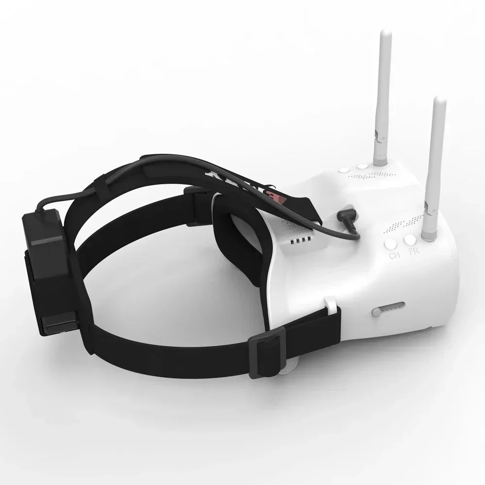 Фото Очки FPV Emax 5.8G 48CH Tinyhawk Diversity с 4.3-дюймовым экраном, двойными антеннами для радиоуправляемых моделей №5