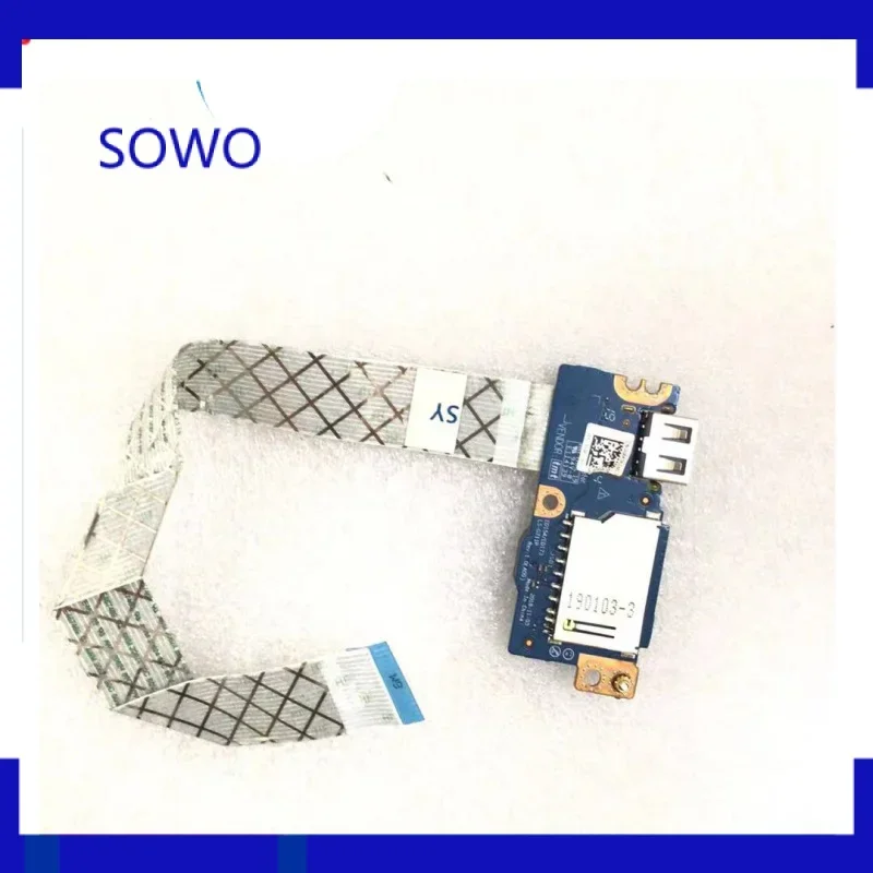 ДЛЯ Dell Inspiron 14 3482 USBCard Reader IO Board WCable pn 6RD8G 06RD8G LS-G711P