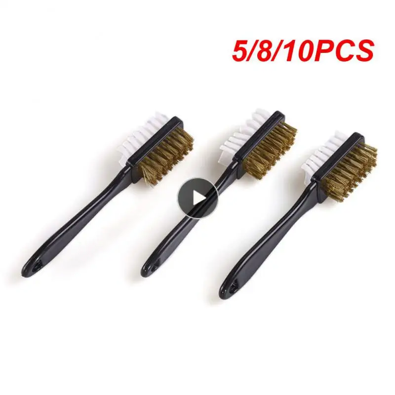 

5/8/10PCS 1 Pc Rubber Eraser For Suede Nubuck Shoes Eraser Set Fit Durable Steel With Plastic 2-sided Cleaning Brush