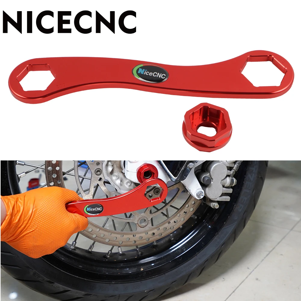 

NiceCNC Front Rear Axle Wrench Tool Spanner Motocross For Beta 125-520 150 250 350 400 450 500 RR RR-S 2005-2022 2021 2020 2019
