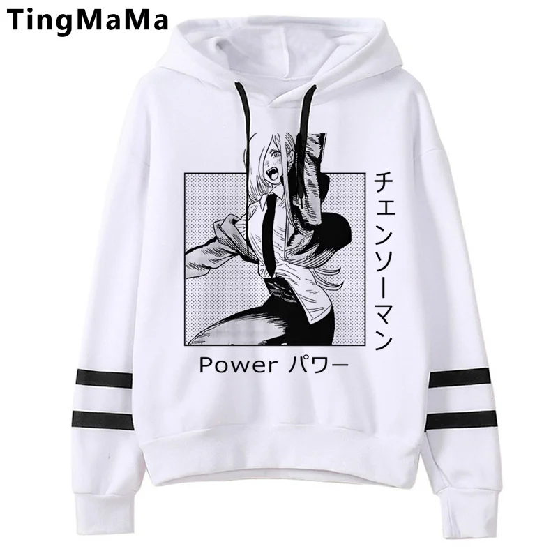 

Chainsaw Man Makima Power Pochita hoodies men y2k aesthetic gothic harajuku anime sweatshirts sweater men Fleece Hooded Shirt