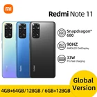 Смартфон Xiaomi Redmi Note 11, 64 ГБ128 ГБ, Восьмиядерный процессор Snapdragon 680, 4 камеры 50 МП, быстрая зарядка 33 Вт Pro