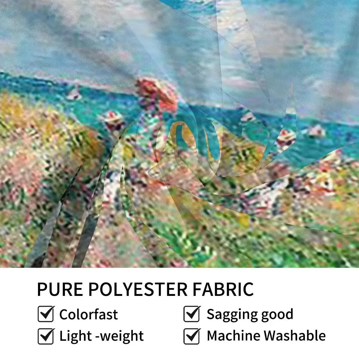 Картина с изображением монета-Клода и скалы настенная подвесная картина