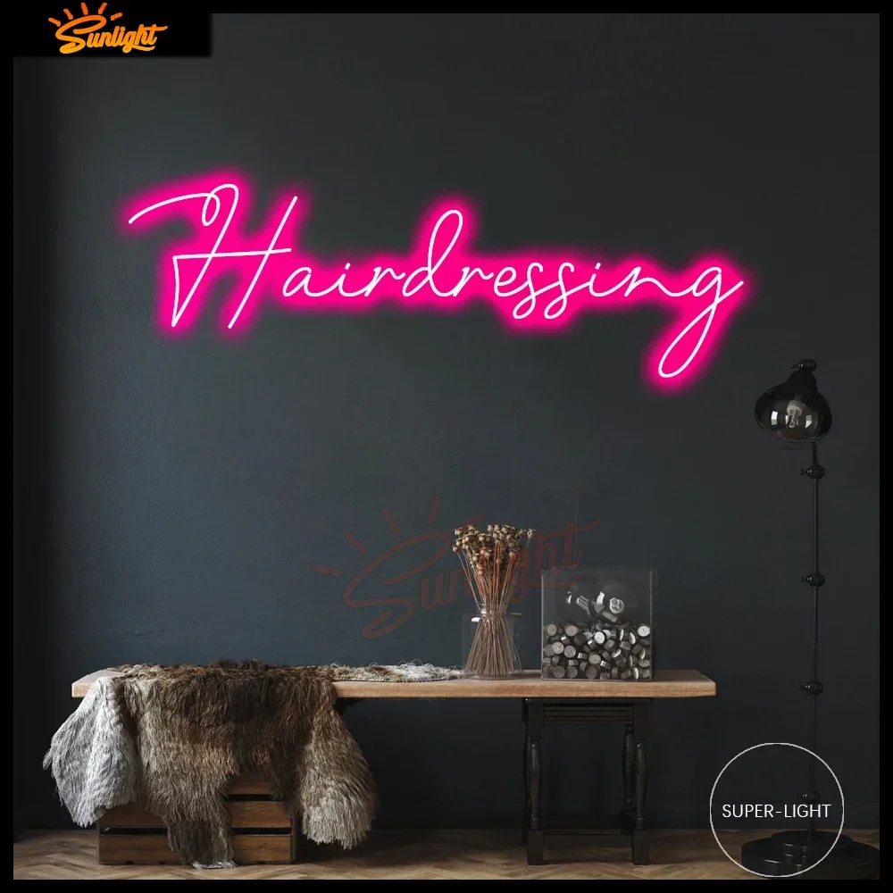 Неоновая вывеска ручной работы для салона красоты