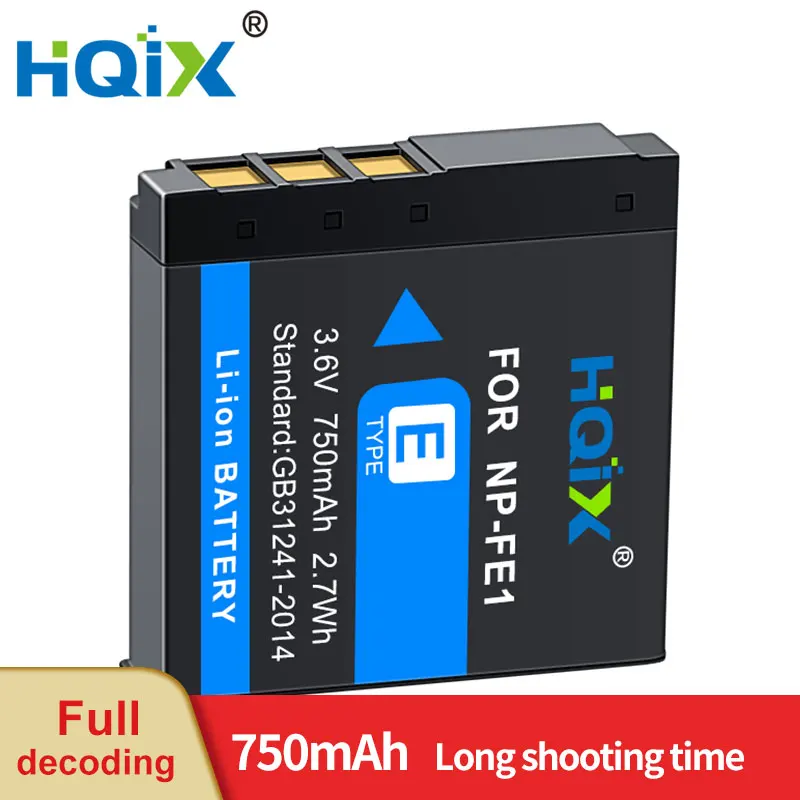 

HQIX for Sony DSC-T7 T7/S T7/B Camera NP-FE1 Charger Battery