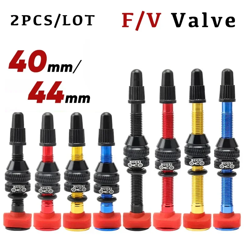 2 шт. бескамерный воздушный клапан Presta для горного велосипеда 40 мм 60 бескамерные