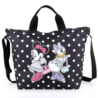 kawaii disney lesportsac anime cartoon large capacity shoulder bag tote bag casual print messenger backpack toys for girls