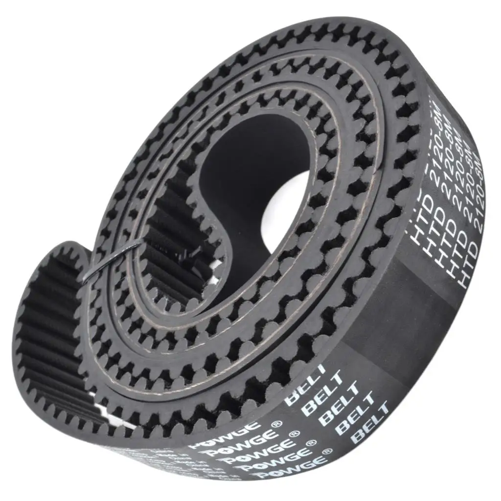 Ремень ГРМ POWGE HTD 8M Lp = 2040/2048/2056/2064/2072/2080/2088/2096/2104/2020/2128 ширина 15-50 мм резина 2056-8 м/2080-8