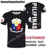 philippines t shirt diy free custom name number phl t shirt nation flag ph republic pilipinas filipino print text photo clothing