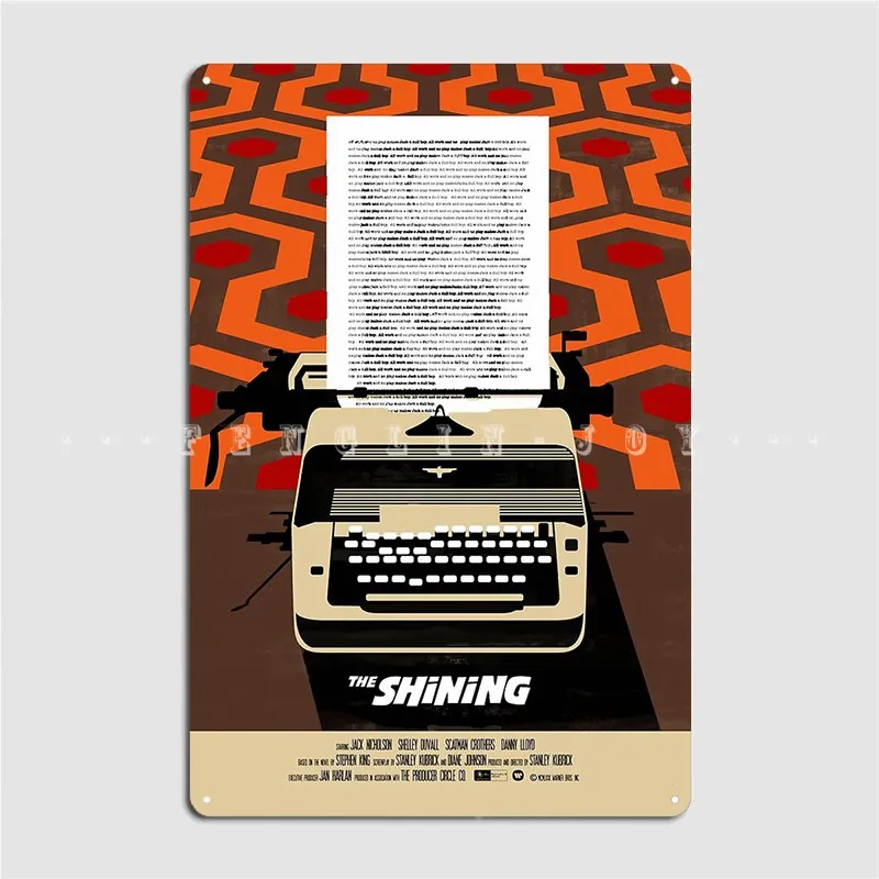 

The Shining Reworked Poster Metal Plaque Pub Club Bar Design Wall Decor Tin Sign Posters