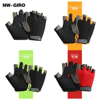 nw giro cycling gloves half finger shockproof wear resistant breathable mtb road bicycle gloves men women sports bike equipment