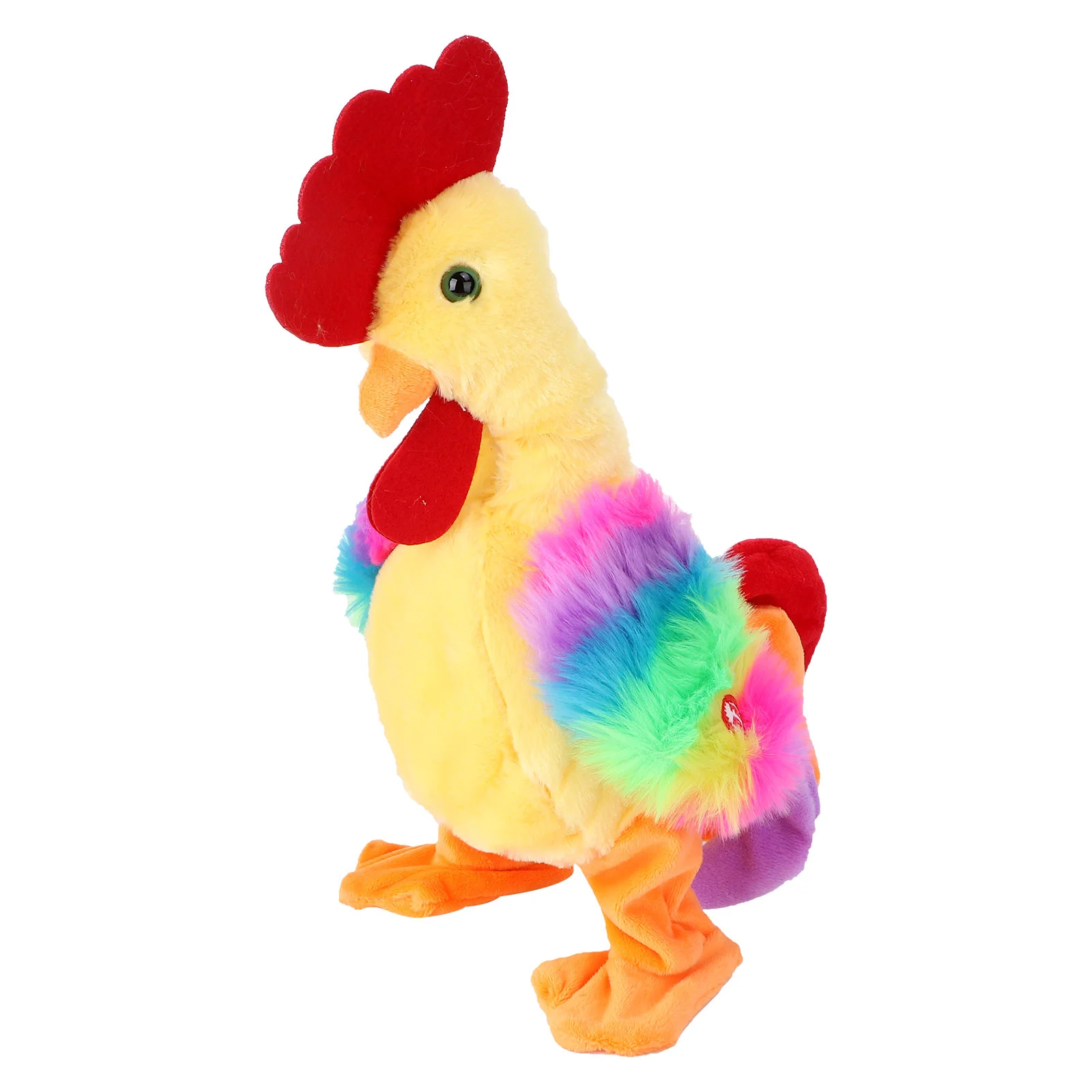 

Squawking Chicken Musical Stuffed Plush Screaming Rooster Waving Rooster Electronic Interactive Gift for Kids Birthday