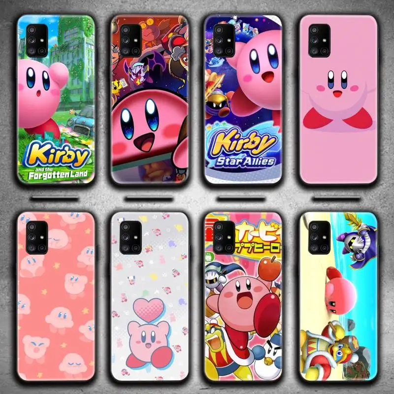 

Bandai Kirby Phone Case For Samsung Galaxy A52 A21S A02S A12 A31 A81 A10 A30 A32 A50 A80 A71 A51 5G